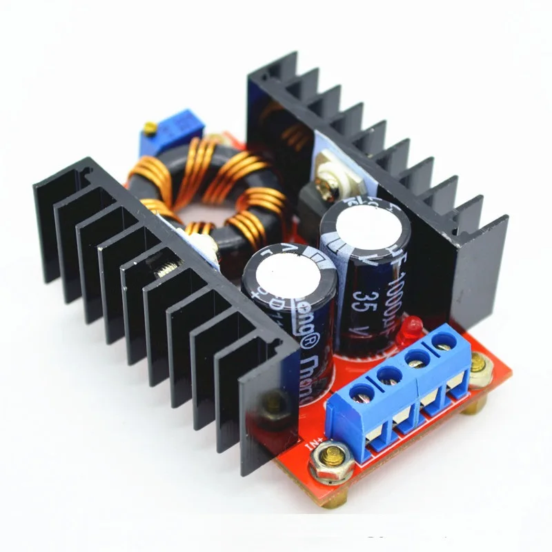 Повышающий преобразователь напряжения для Arduino 150 Вт 10-32 В до 12-35 в 10 А плата