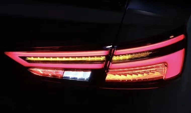 Автомобильный Стайлинг для AUDI A3 задние фонари 2013- Audi a3 светодиодный задний фонарь Светодиодные задние фары с динамический сигнал поворота