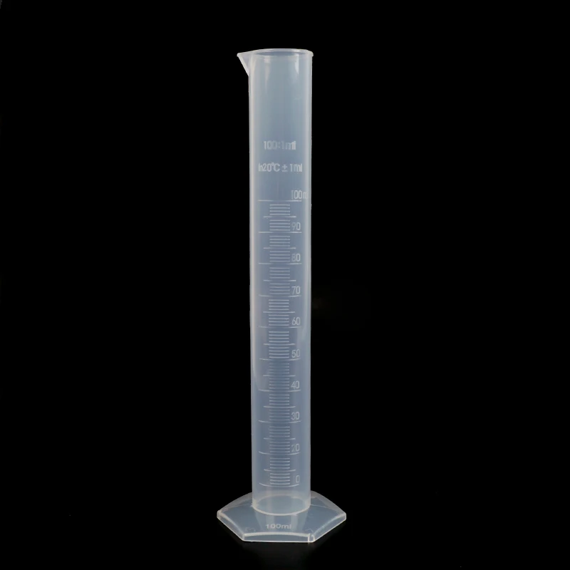 100ml Delidge 10/25/50/100ml Plastic Measuring Cylinder accurate Cooking Kitchen School Chemistry Laboratory Tools measurement Tool - Цвет: 100ml