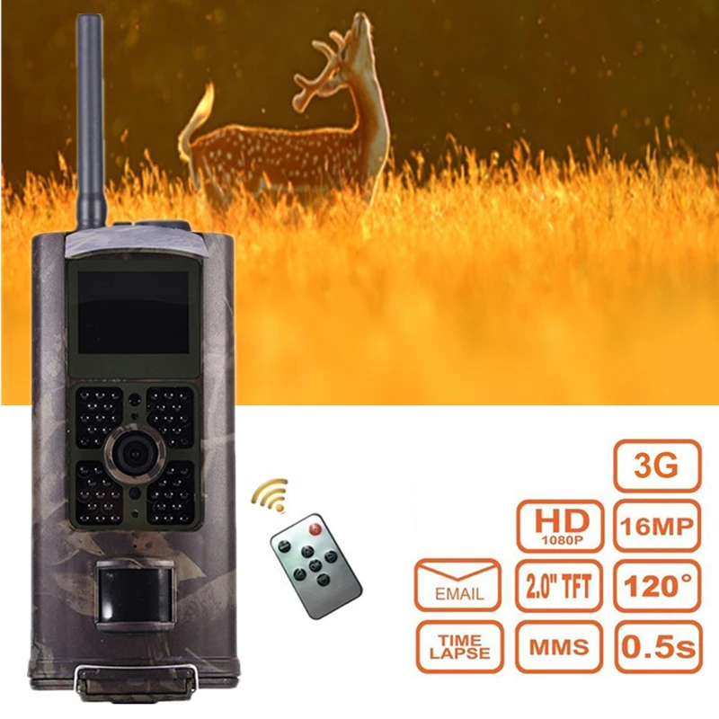 Охотничья камера 3g hc700g инфракрасная 16 МП для наблюдения за дикими животными с