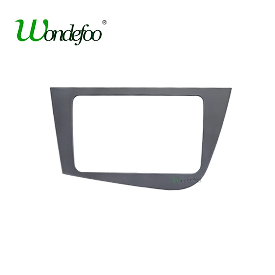 2 DIN Car DVD FRAME Radio Fascia for SEAT Leon 2005-2012(LHD) Left Hand stereo face plate panel dash mount kit adapter trim
