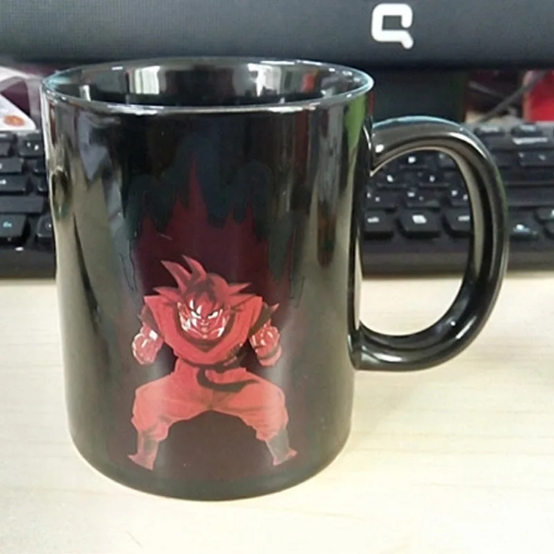 Горячее изменение цвета кофейная кружка Dragon Ball кружки Сон Гоку