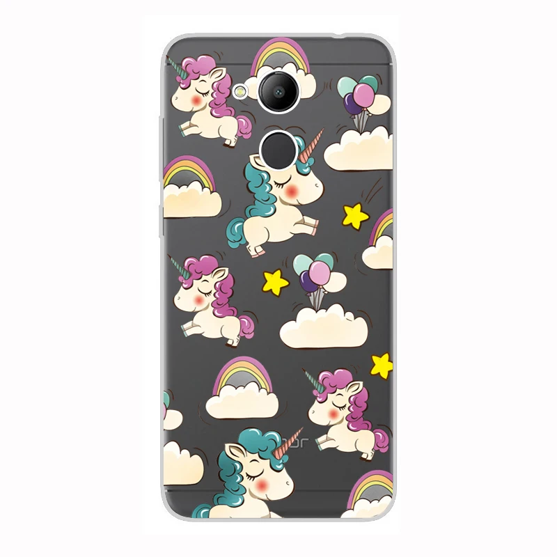 CNlanpoo Case For Huawei Honor 6C Pro Design Soft TPU Silicone Back Protective Cover V9 Play Fundas |