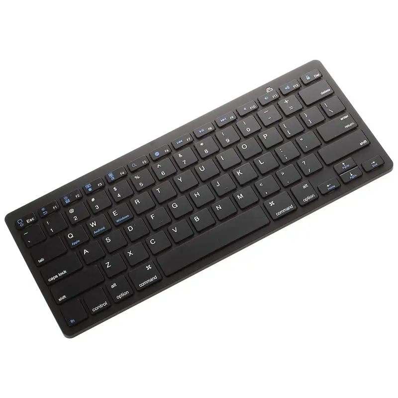 1 шт. ультра-тонкая беспроводная клавиатура Bluetooth 3,0 для IPad/iPhone серии/Mac Book/samsung телефонов/ПК компьютера