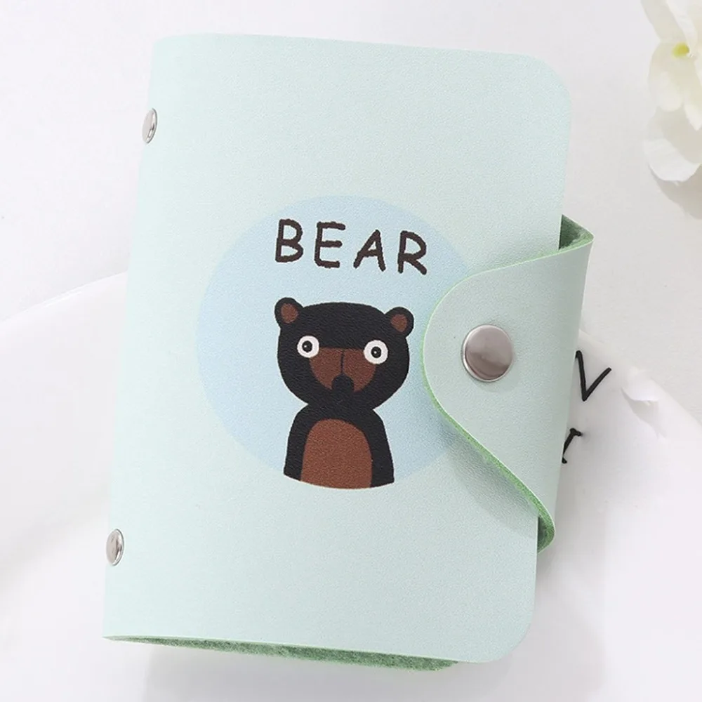 Женская сумка для банковских карт кожаная монет визитница кредитных Модная