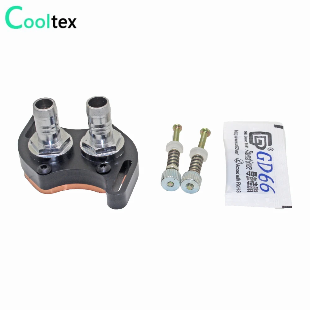 

2018 new North and South bridge Water cooling watercooled Block cooler diagonal hole spacing 43mm-58mm with mounting screws