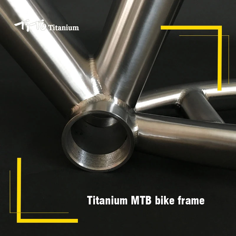 Бесплатная доставка! Тито titanium mountain велосипедная Рама 650B 26 '✧ 5'' 34 Глава