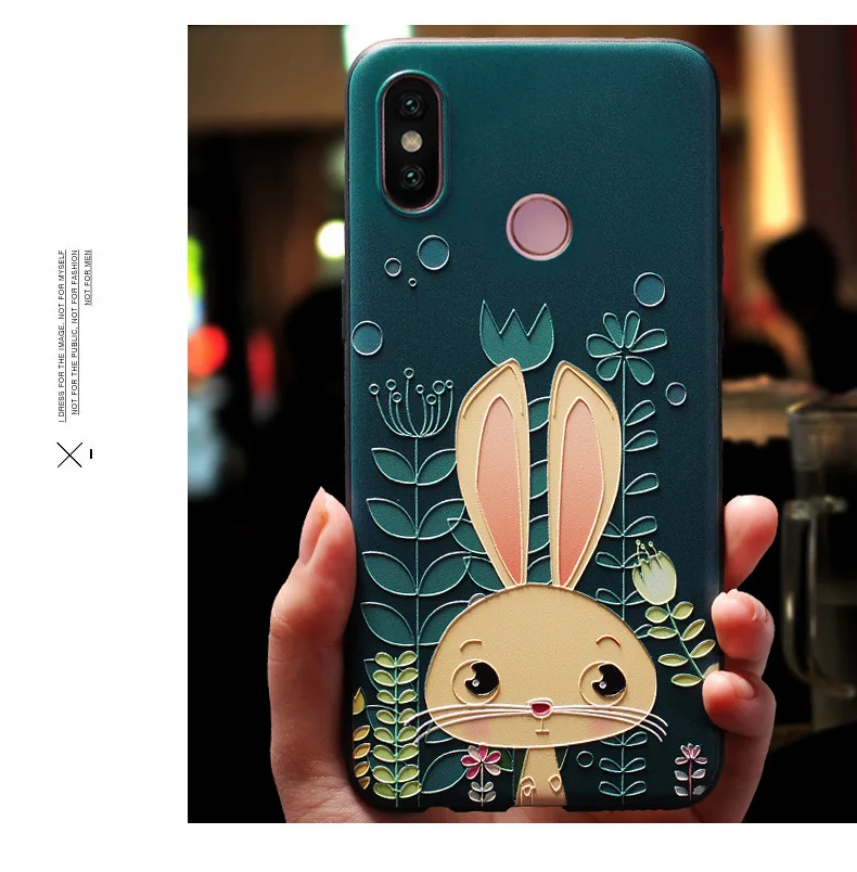 3D рельефный чехол для Xiaomi mi 9 SE 8 Lite Pro 6X A2 5X A1 5 6 чехол матовый Силиконовый мягкий чехол для Red mi Note 8 Pro 7 5 Plus Funda