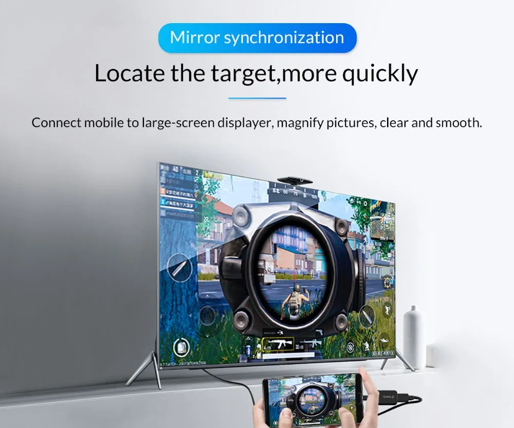 ORICO Тип с разъемами типа C и HDMI/VGA/DP/дисплейный порт MiniDP типа «адаптер для MacBook samsung Galaxy S9 S8 Note 9 huawei мини конвертер, usb-адаптер C концентратор usb