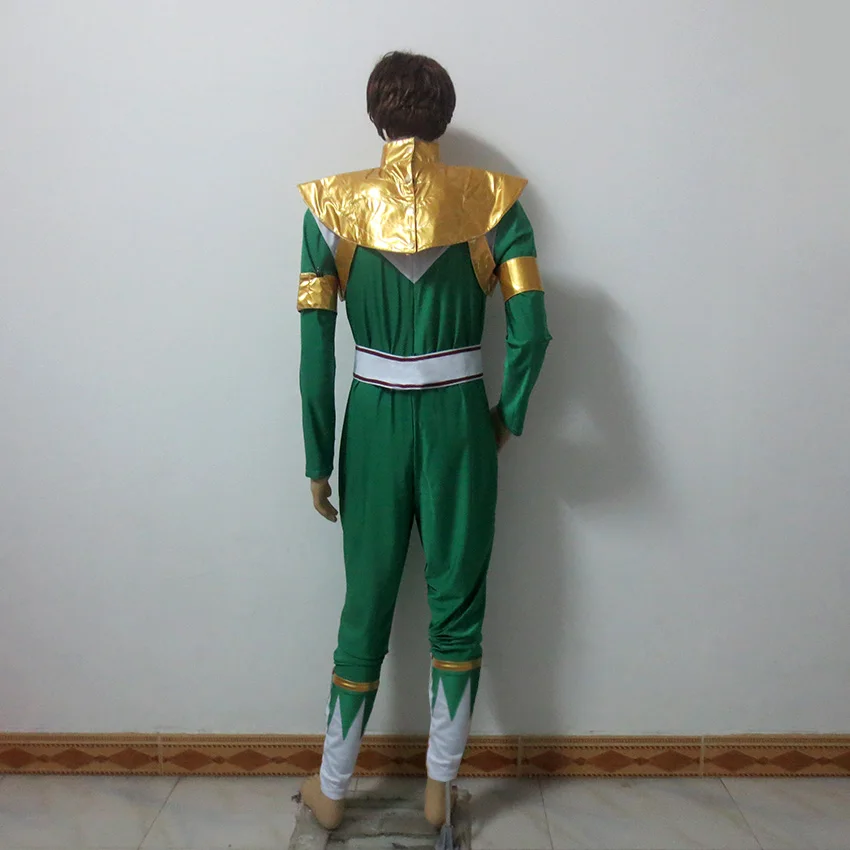 Green Ranger Costume Christmas Party Halloween Uniform Outfit Cosplay Costume Customize Any Size images - 6