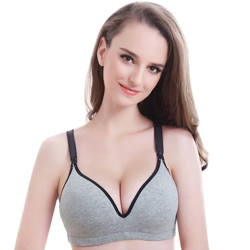 Хлопок Бюстгальтер для Кормления Беременных Женщин Материнства Грудное
