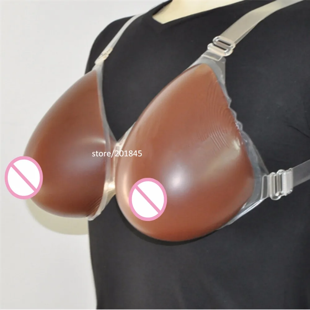 Искусственные мягкие силиконовые формы груди с ремешком увеличитель 500g/600g/800g/1000
