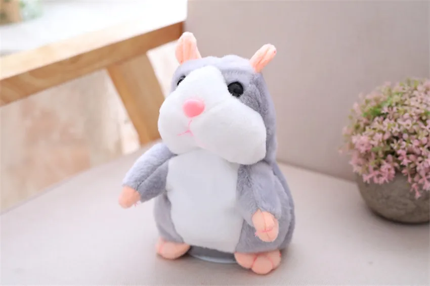 Горячая 16 см Kawaii русский говорящий чучело хомяка игрушка звукозапись плюшевый хомяк Валентина рождественский подарок для детей Brinquedos