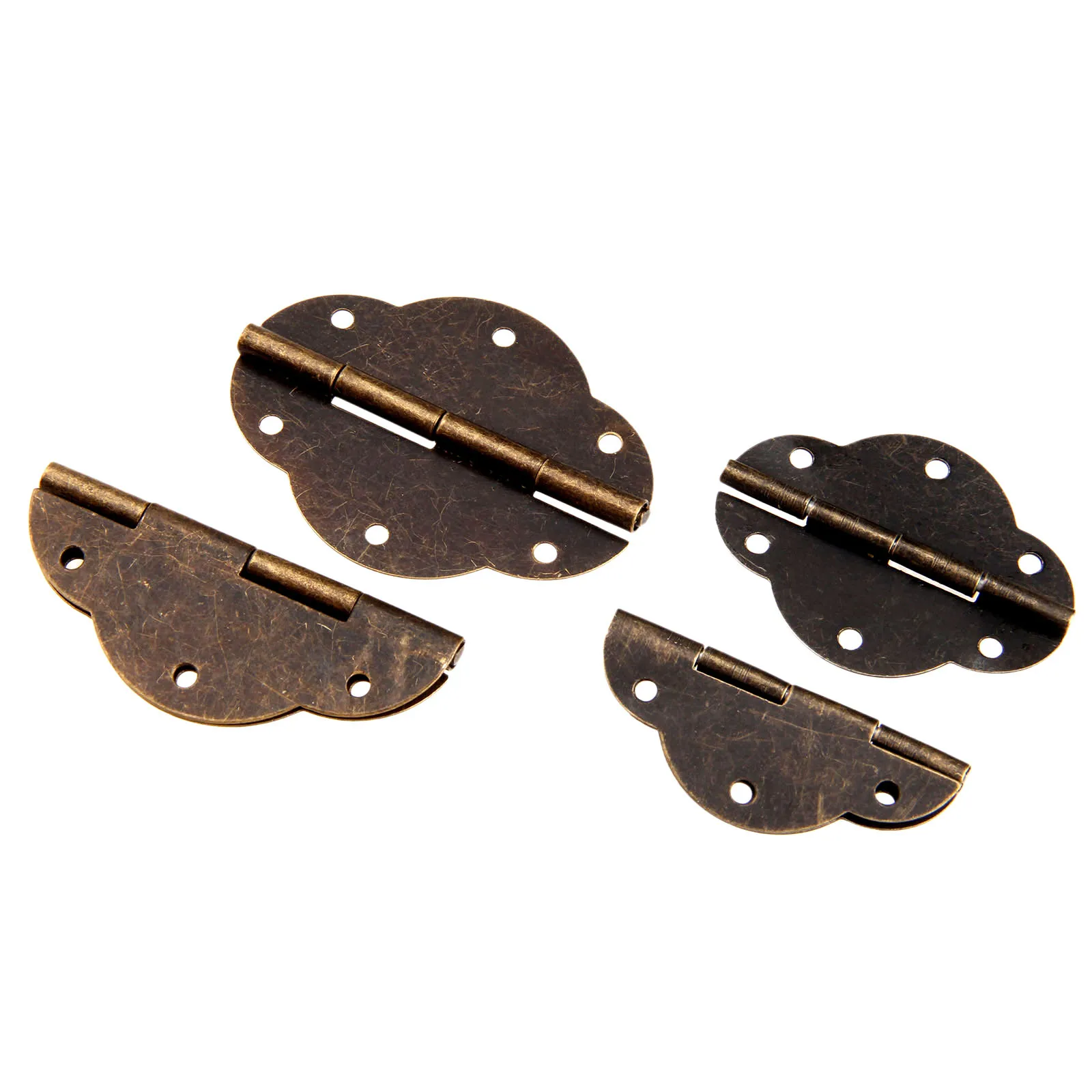 2 шт. деревянные петли для украшений с винтами|Петли шкафа| |