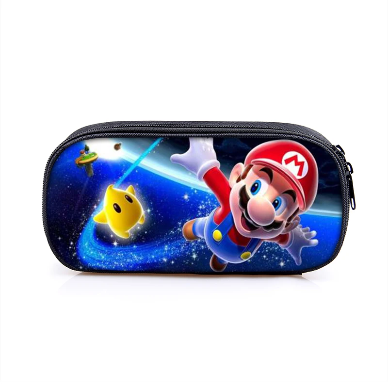 Super Mario Bros Sonic Kids PencilBag, Студенческая сумка для детей, новая милая Высококачественная канцелярская сумка, пенал - Цвет: 14