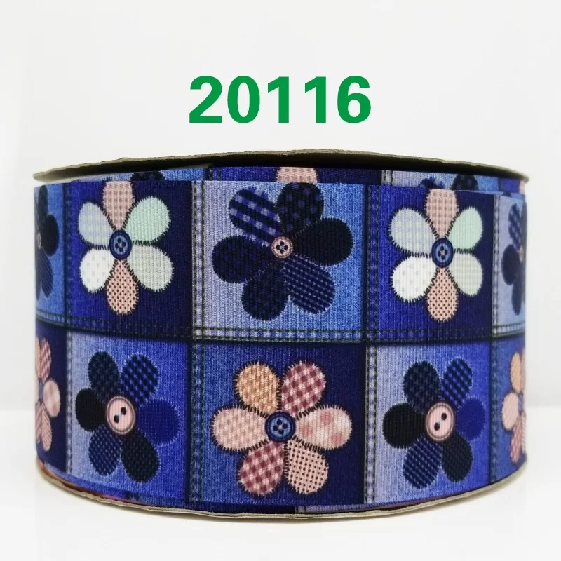 20116 50 ярдов мультфильм напечатанный grosgrain ленты 18190 - Цвет: 20116