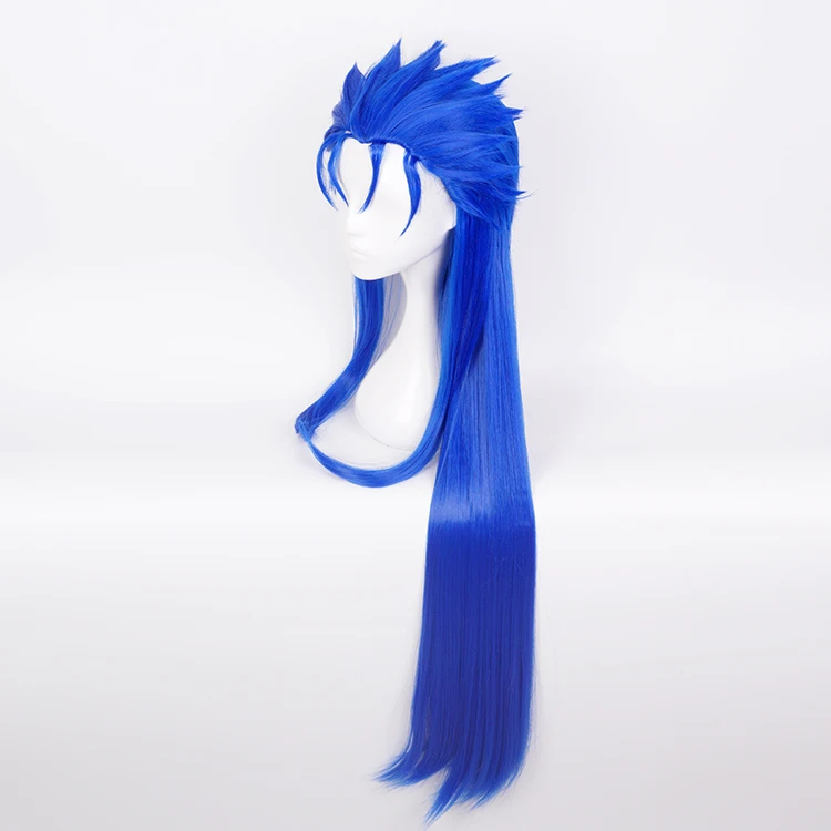 Shumeier Fate/Stay night FGO Cu Chulainn Setanta натуральный длинный прямой синий мужской костюм