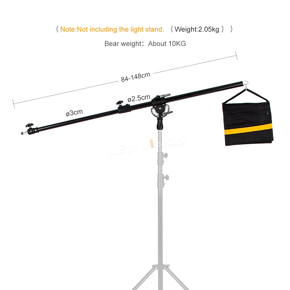 84 148 см 33 58 &quotPro Studio Photo телескопическая стрела светильник с мешком для песка Speedlite