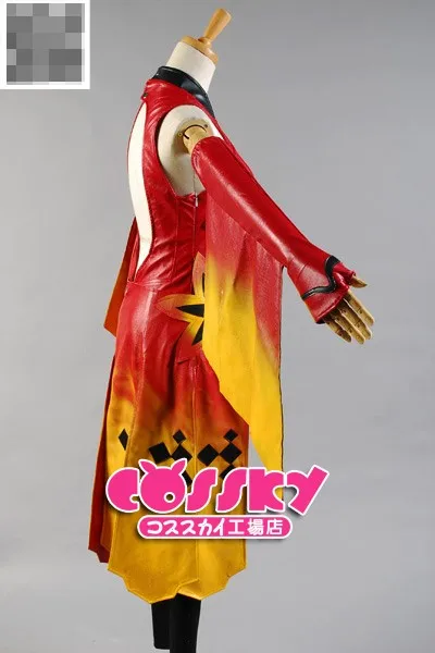 GC Guilty Crown Yuzuriha Inori женские Комбинезоны для косплея с золотой рыбкой