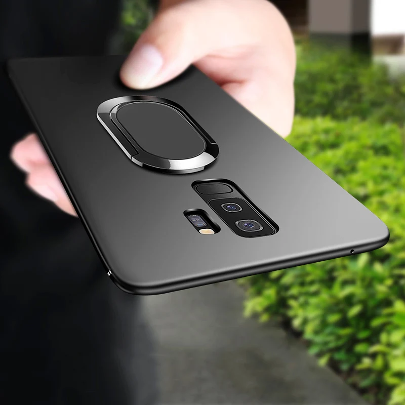 Магнитные чехлы подставки для телефонов Samsung Galaxy S10 S9 S8 Plus Note 20 10 9 8 S20 Ultra iPhone XS Max XR X