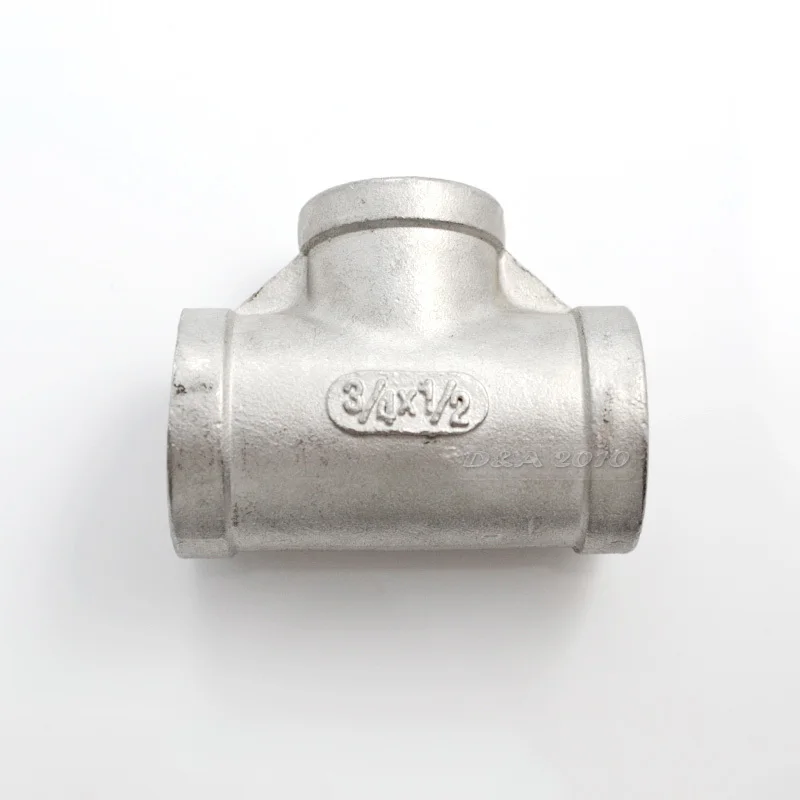 

Редуктор с внутренней резьбой MEGAIRON 3/4 дюйма-1/2 дюйма-3/4 дюйма, фитинги для труб F/F из нержавеющей стали SS304