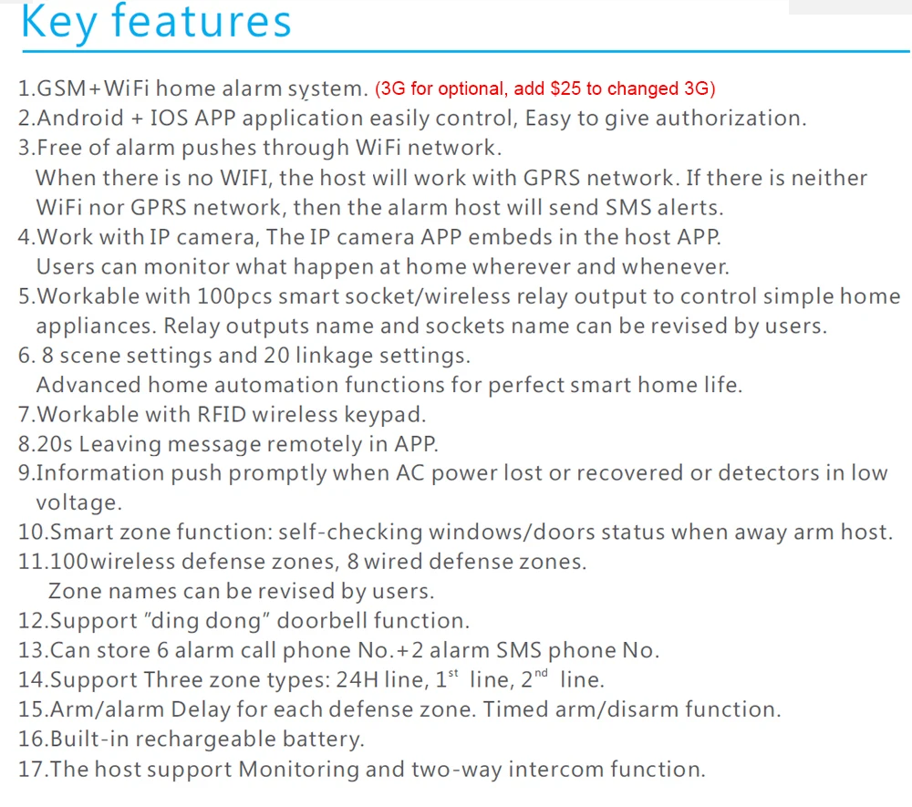 Большая скидка G90B плюс wifi сигнализация система умный дом сигнализация GPRS GSM wifi сигнализация для обеспечение домашней безопасности с Ap