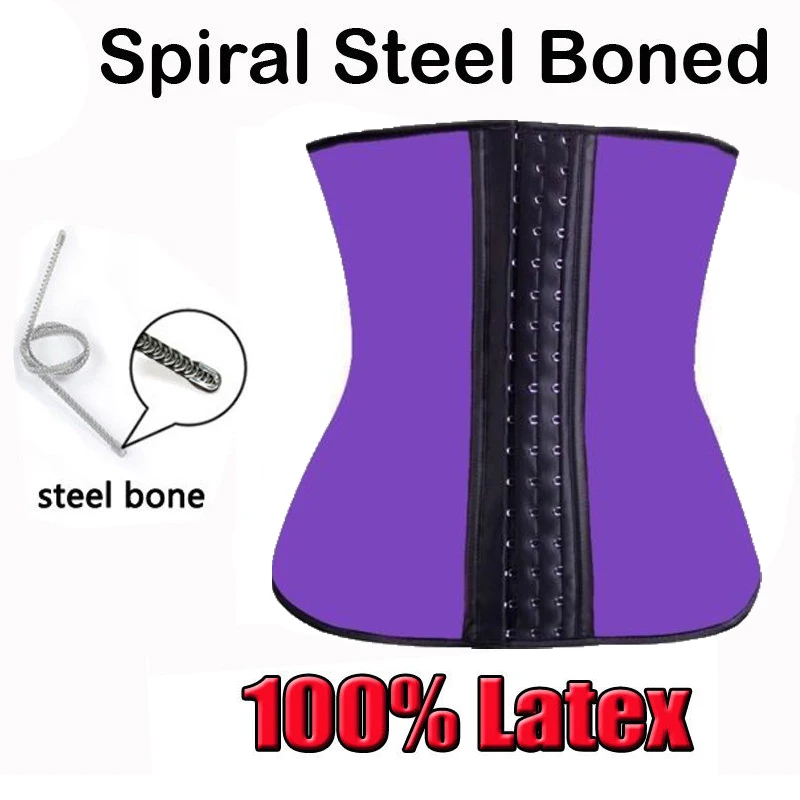 Латексный корсет для коррекции талии тренировок Корректирующее белье