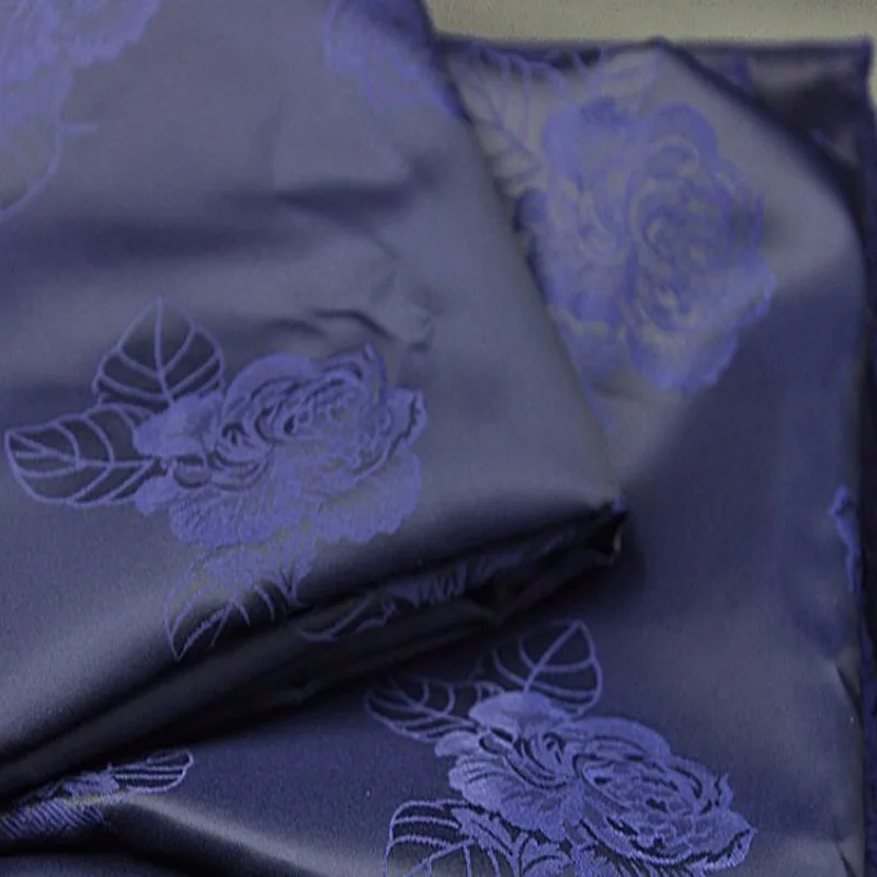 50x140 см Красивая Цветочная подкладка Цветущая пион роза цветы жаккардовая