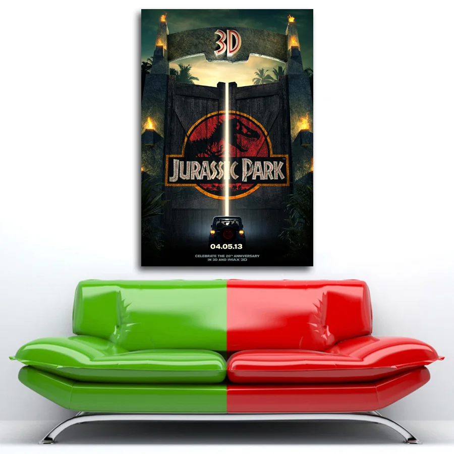 Индивидуальные принты в стиле Парк Юрского периода 3D постер классического