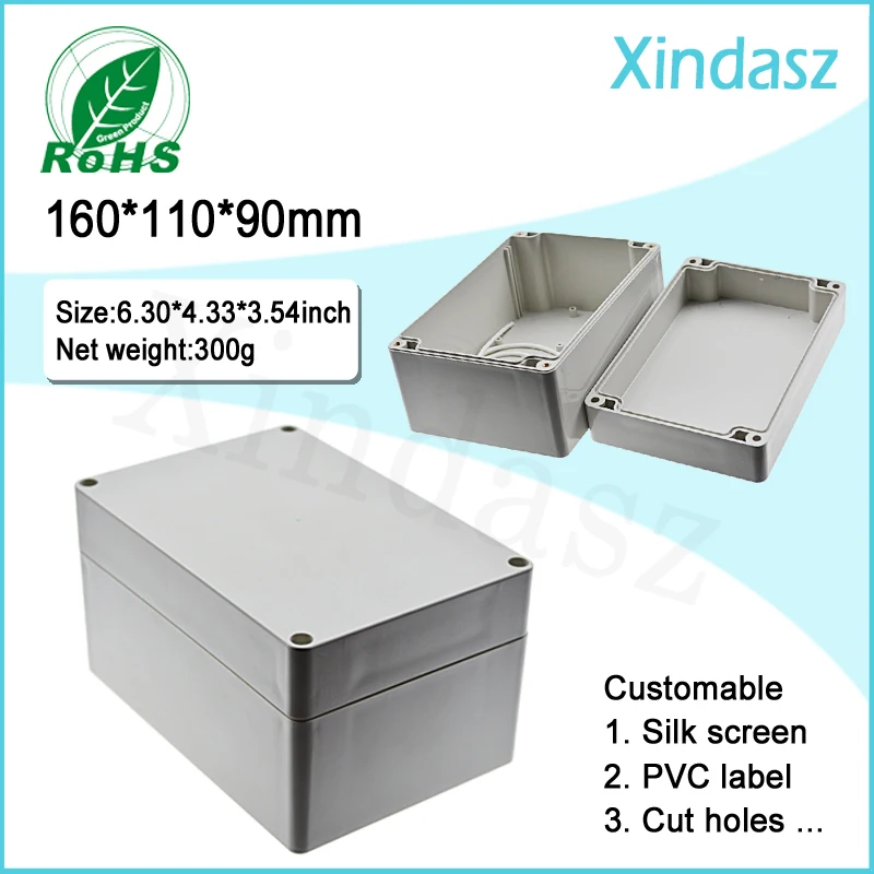 

160*110*90mm plastic project enclosures waterproof enclosure plastic enclosures manufacturers