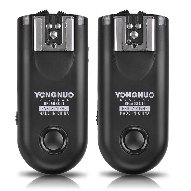 Yongnuo RF 603II C1 беспроводной пульт дистанционного управления триггером трансиверов