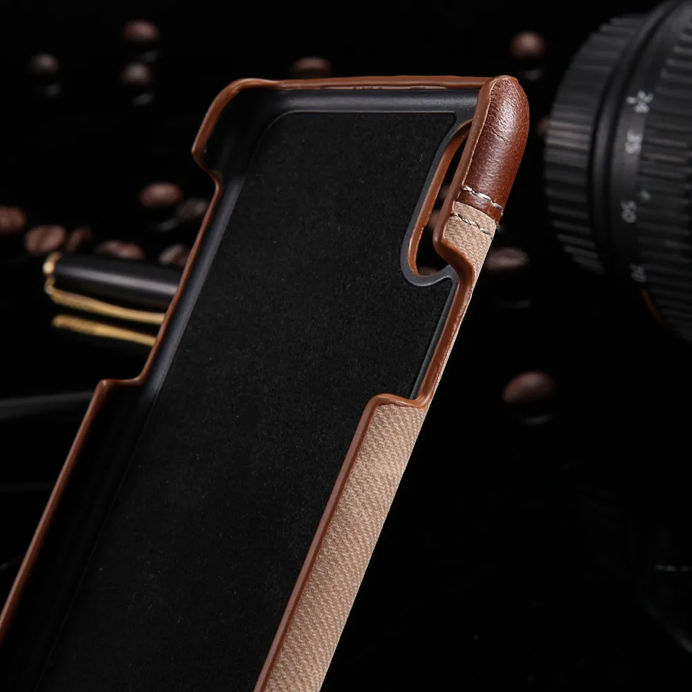 Ретро деним кожаный чехол для iphone 8 Plus X Бизнес Стиль ковбой Человек Холст Жесткий