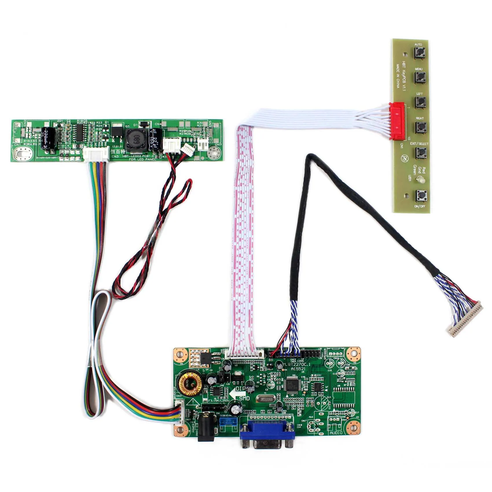 

VGA LCD Controller Driver Board for 15" 15 inch G150XG01-V2 1024x768 20Pin LVDs WLED LCD Screen Panel