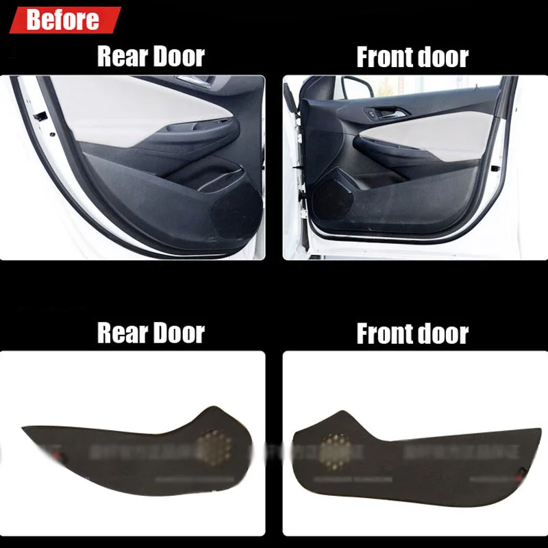 4 шт. декоративные тканевые коврики для Chevrolet Cruze 2015|door protection|pads doorchevrolet cruze |