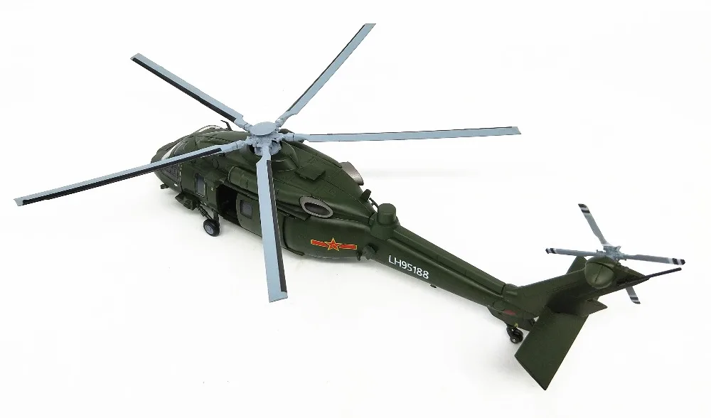 Редкое Специальное предложение 1: 72 общая модель вертолета Китая наземная авиация Z-20 Сплав Военная коллекция моделей