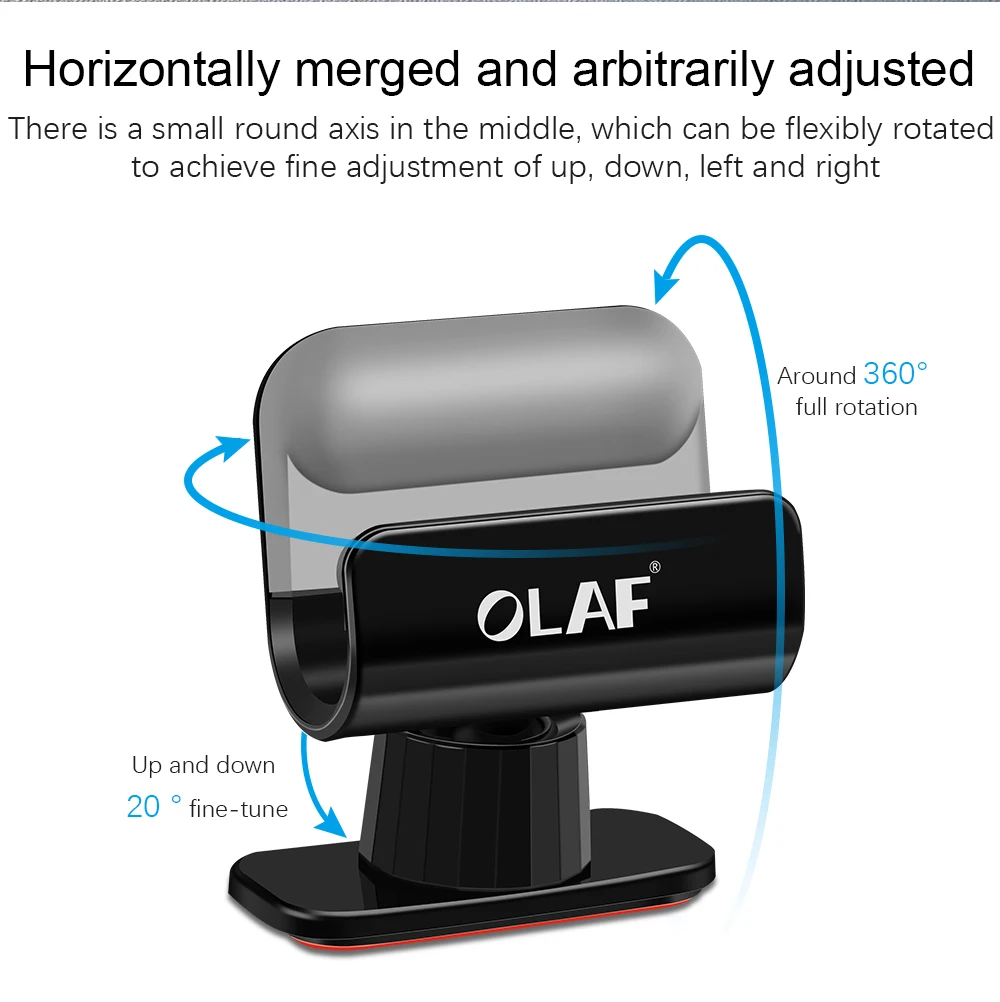 OLAF Универсальный Автомобильный держатель для телефона 4 ~ 7 дюймов 360 градусов
