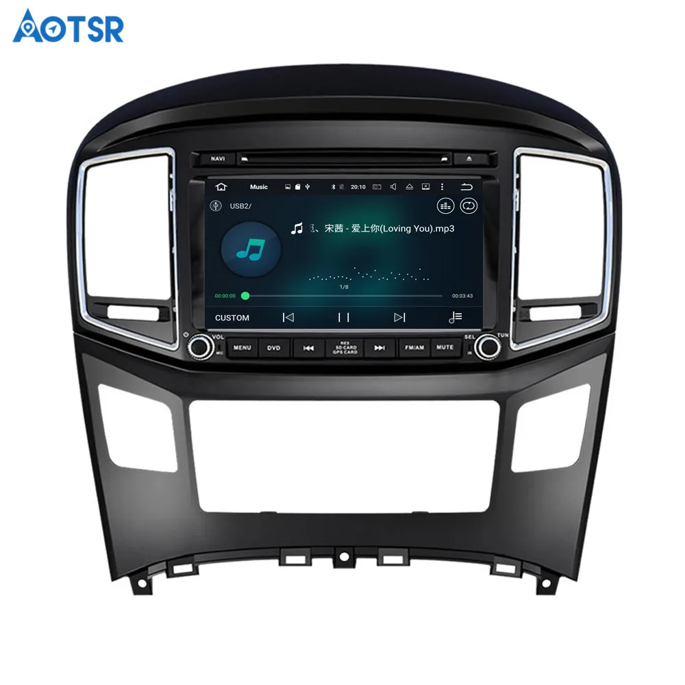 Aotsr Android 8 1 GPS навигация автомобильный DVD плеер для Hyundai H1 Grand 2016 2017 мультимедиа 2 din