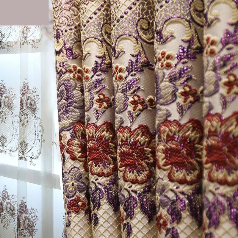 Занавески на заказ занавески в европейском стиле высококачественные роскошные
