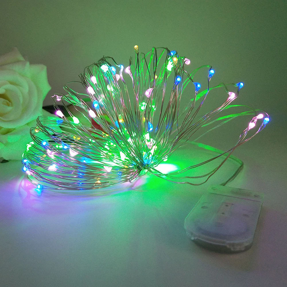 Праздничная гирлянда на батарейках с USB портом 5 В|Светодиодная лента| |