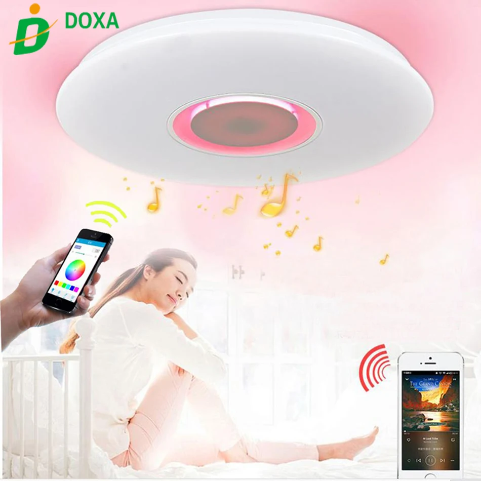 2017 Новый светодиодный потолочный светильник с регулируемой яркостью APP Bluetooth