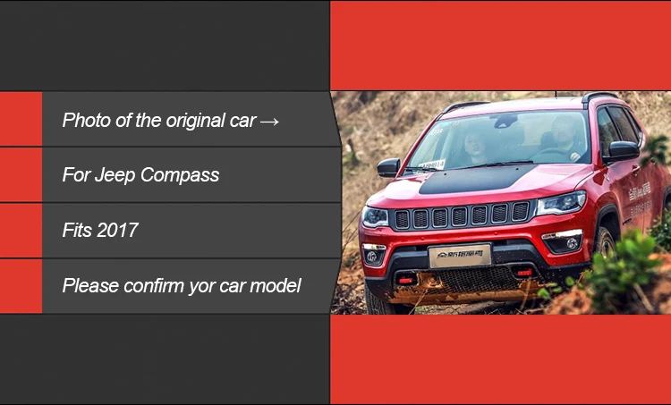 AKD тюнинг Автомобильные фары для Jeep Compass светодиодные фары DRL ходовые огни Биксеноновые Противотуманные фары ангельские глазки авто уровень
