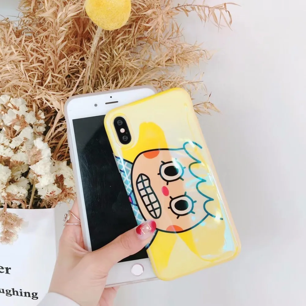 ZMASI Прекрасный талисман шаблон телефона чехол для iPhone X мягкий мультфильм 7 8 6 6s