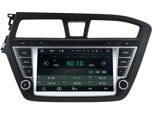4G RAM Octa (8) Core Android 8 0 Автомобильный DVD плеер для HYUNDAI I20 2015 левый автомобильный аудио