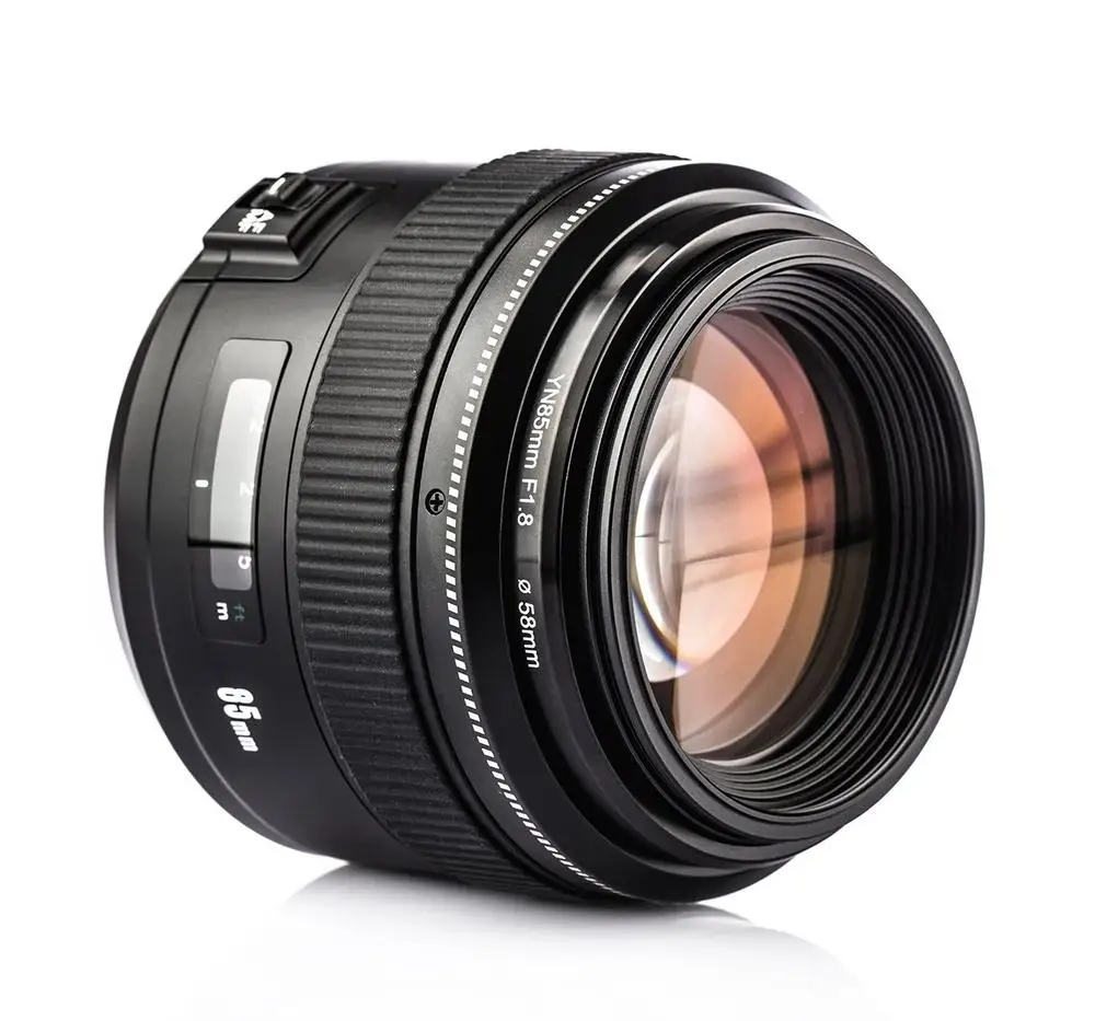Объектив YONGNUO YN 85 мм F1.8 Стандартный Средний телеобъектив с фиксированным фокусом