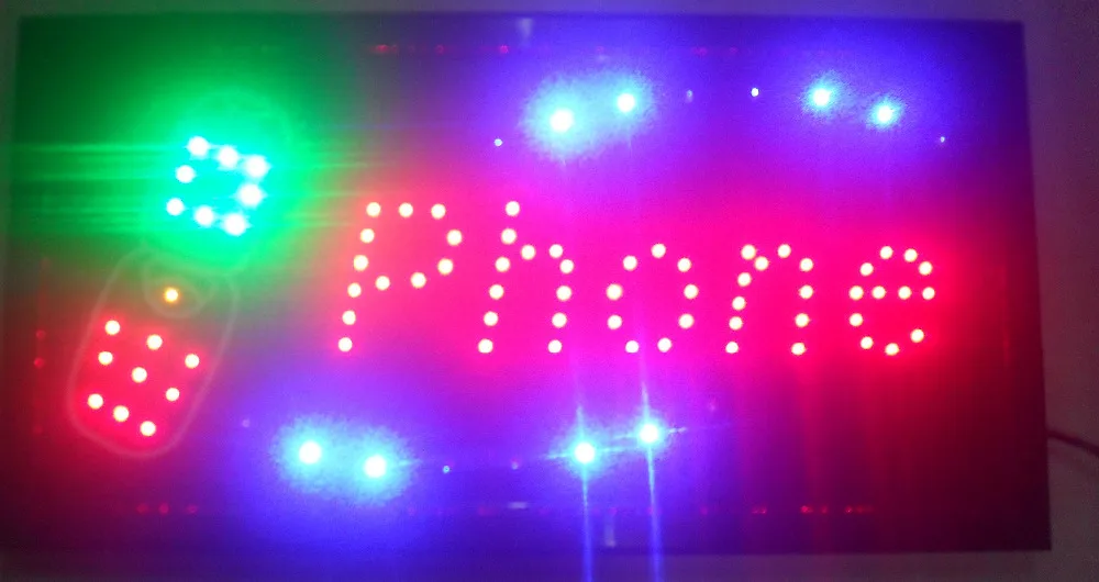 Светодиодная вывеска CHENXI для ремонта телефонов с анимированным движением 10 х19