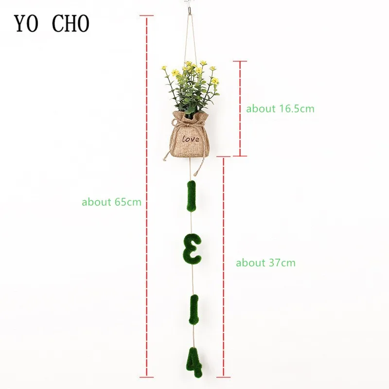 Искусственная трава YO CHO 1 шт. растение мох подвесное свадебное украшение для дома
