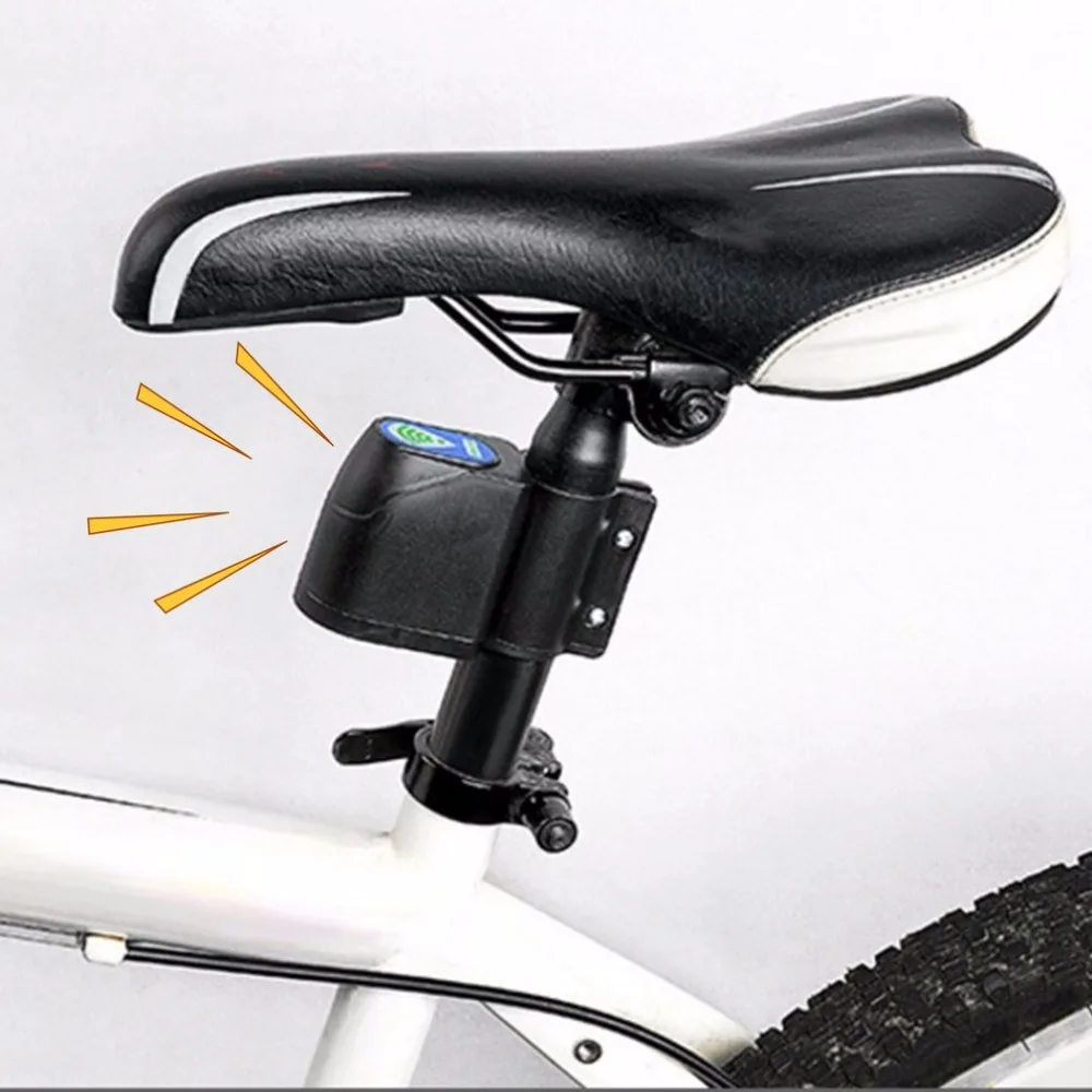 Bicycle Alarm Lock Anti-theft With Remote Controller Riding Cycling Security Vibration Accessories New | Спорт и развлечения