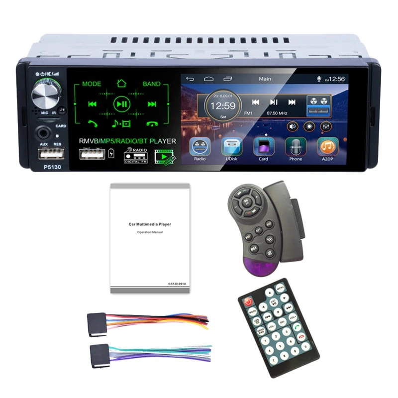 4 1 дюймов Пресс Экран автомобиля Mp5 плеер сабвуфер Поддержка Micophone и Камера