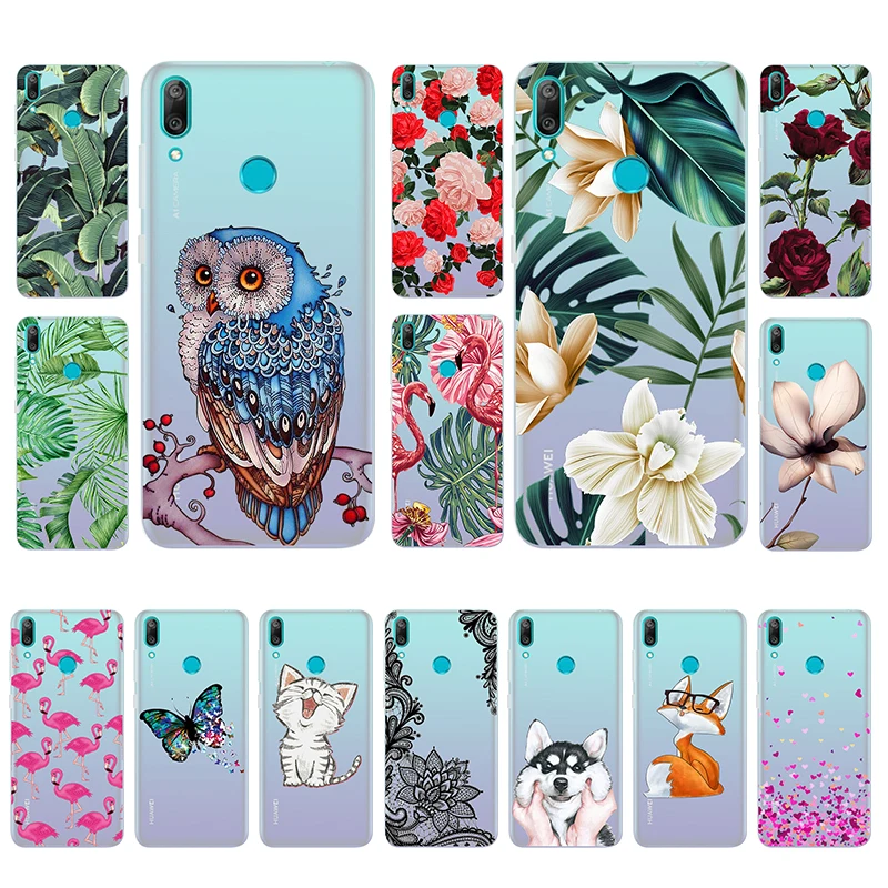 Матовый чехол Huawei Y6 2019 мягкий силиконовый для задней панели телефона Prime Y 6 MRD LX1 LX1F