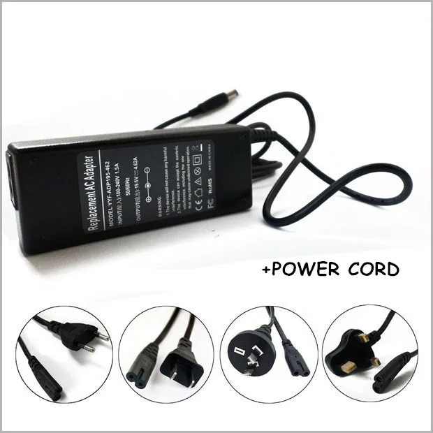

Power Supply 19.5V 4.62A 90W Notebook AC Adapter Charger For Ordenador Portatil Dell 7W104 9T215 PA-10 PA10 PA-3E PA-1900-02D